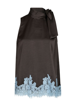 Lorenz lace top Dark Brown Neo Noir 